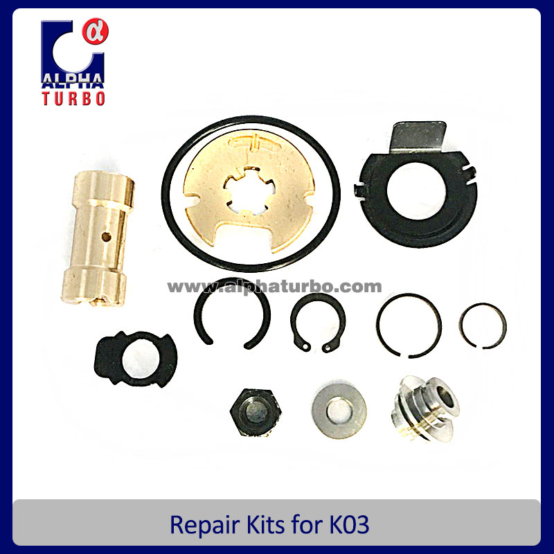 turbo k03 53039880029 repair kit for oem:058145703J turbo for Audi A4 1.8T turbocharger turbo chra